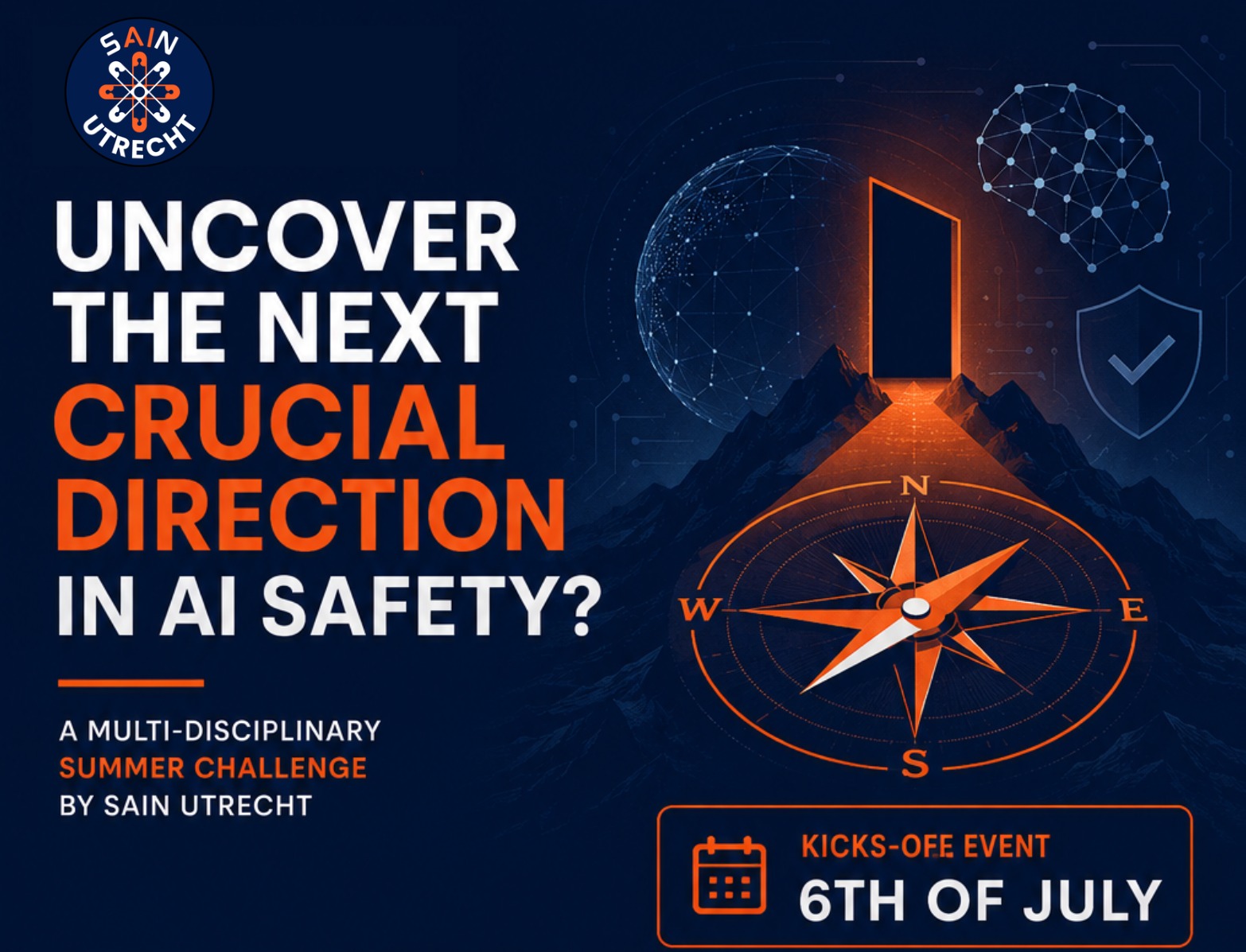 Win4AISafety — Open Research Summer Challenge by SAIN Utrecht. Kicks-off event 6 July.